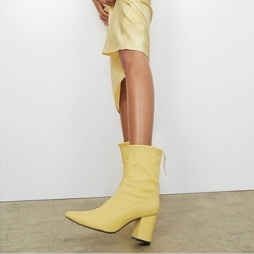 Anine Bing Yellow Chloe Boots